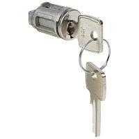Цилиндр под стандартный ключ для рукоятки Кат. № 0 347 71/72 - для шкафов Altis - для ключа № 455 | код 034786 |  Legrand